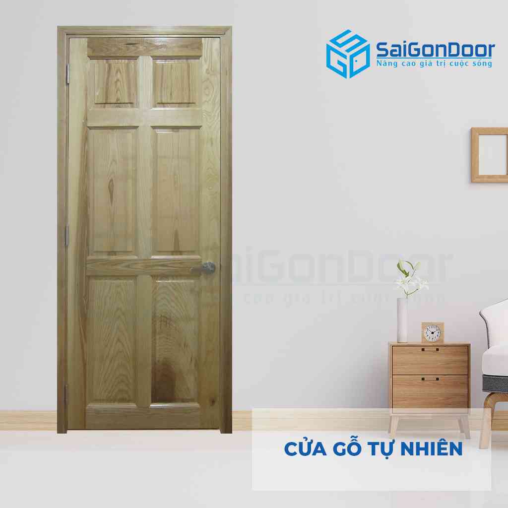 Cửa gỗ tự nhiên dùng làm cửa thông phòng