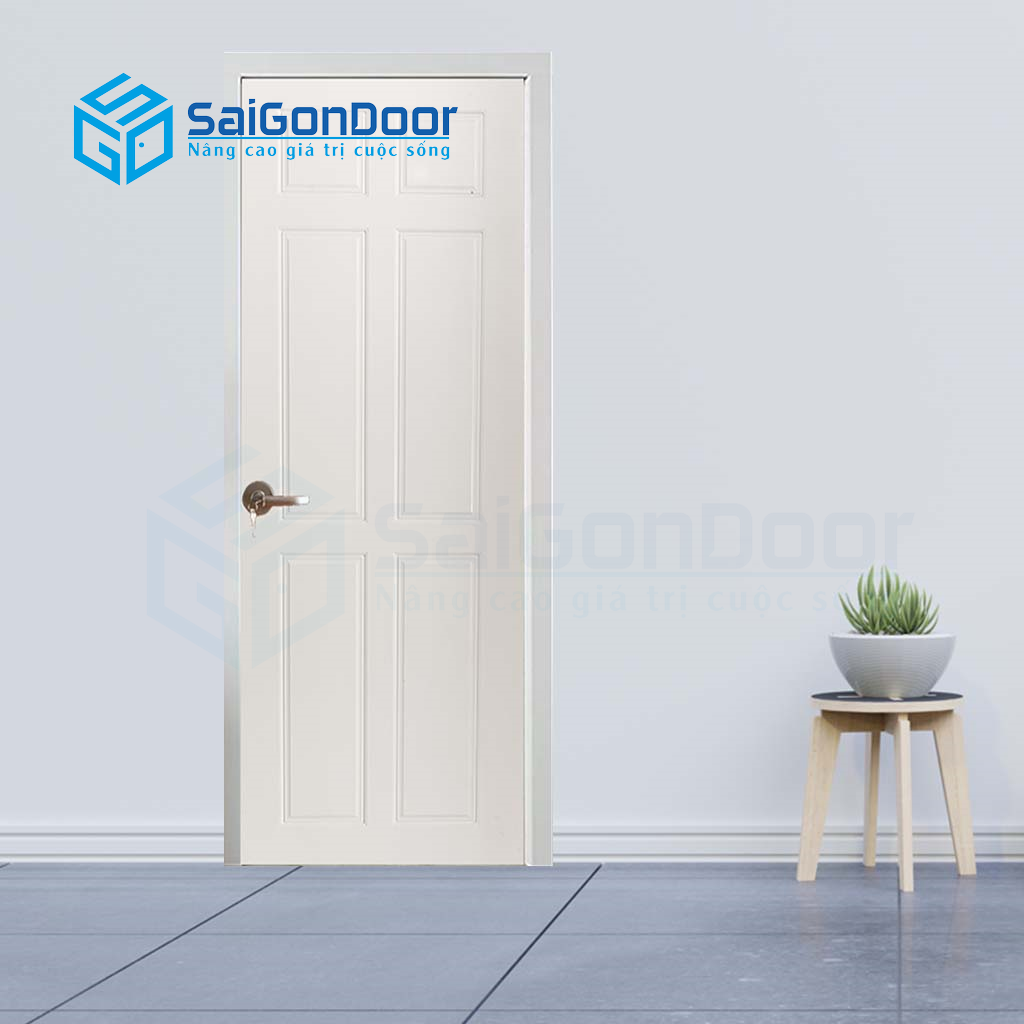 Cửa nhựa gỗ Composite - cửa nhựa phòng tắm SaiGonDoor