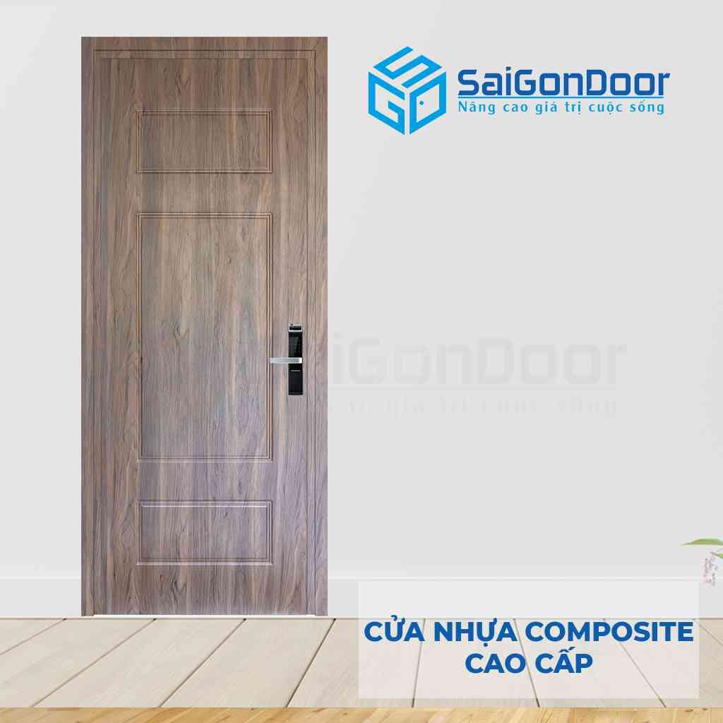 Đặc tính được làm từ gỗ và nhựa nên cửa có những ưu điểm của gỗ và nhựa