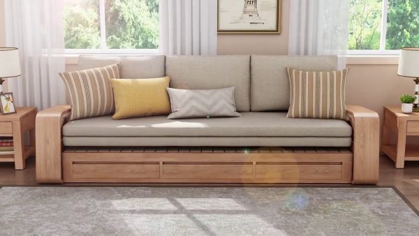 Sofa kết hợp tủ và giường cho nội thất gia đình