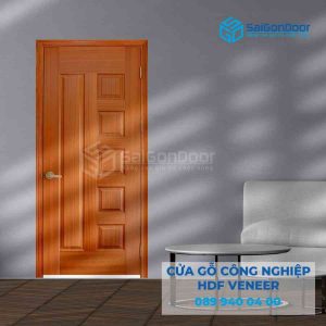 Cửa Gỗ HDF Veneer 6B sapele 2