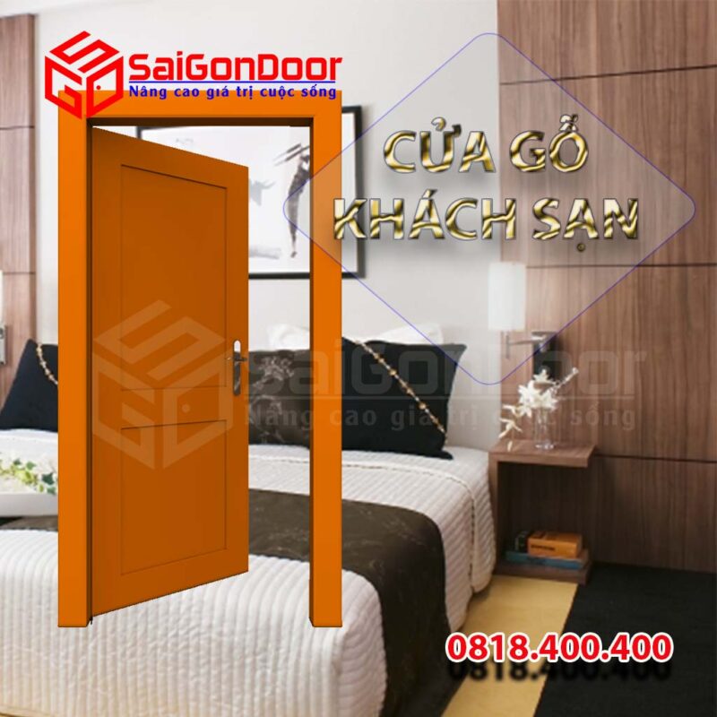 Cửa gỗ khách sạn SaiGonDoor 2022