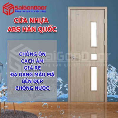 Một số mẫu cửa nhựa ABS đẹp bán chạy tại SaiGonDoor