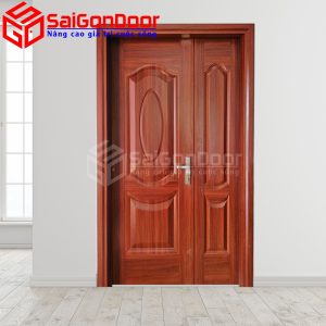 Cửa Thép Vân Gỗ SGD-KM.TVG-2CL-14n.