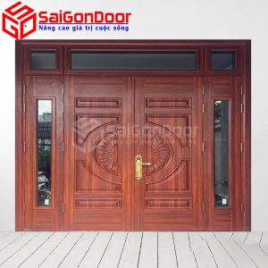 Cửa Thép Vân Gỗ SGD-KM.TVG-4C.43n.