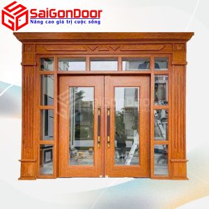 Cửa Thép Vân Gỗ SGD-KM.TVG-4C.6